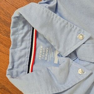 French Toast Light Blue Button-Down Shirt